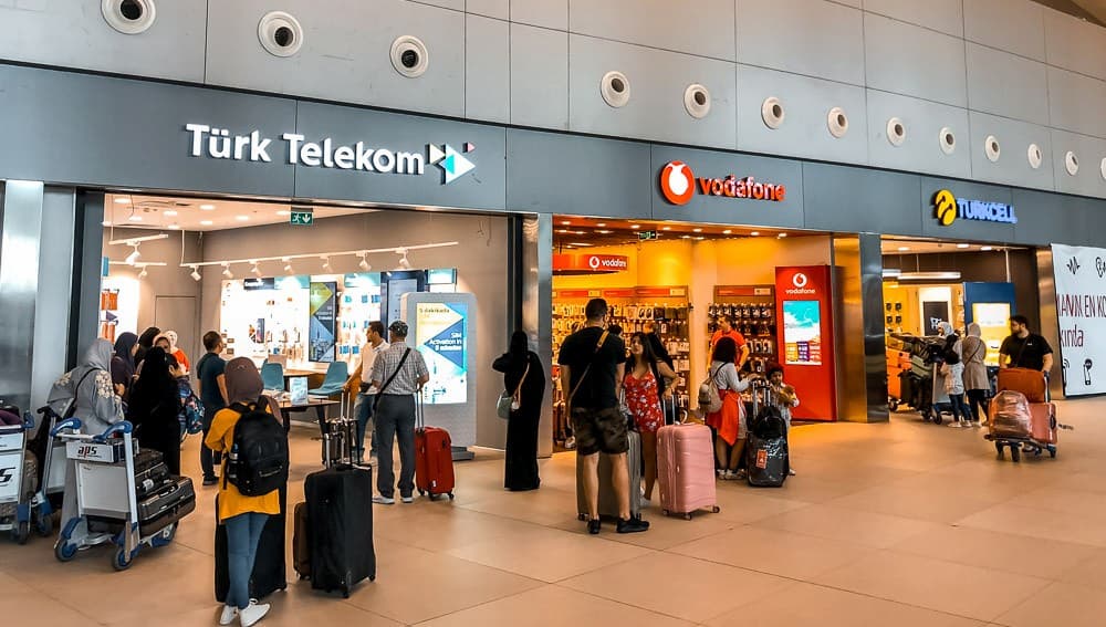Buying SIM Card at Istanbul Airport